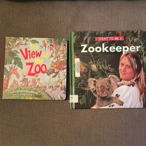 Children Book Set- Pack of 2 Zoo Books